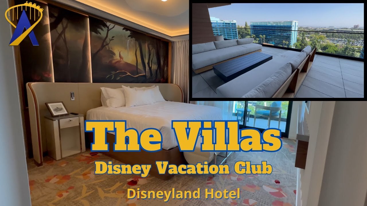 Video thumbnail for Tour of The Villas at Disneyland Hotel Disney Vacation Club