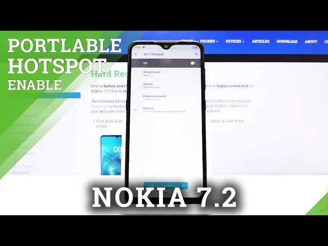 Video thumbnail for How to Activate Portable Hotspot in NOKIA 7.2 – Share Wi-Fi