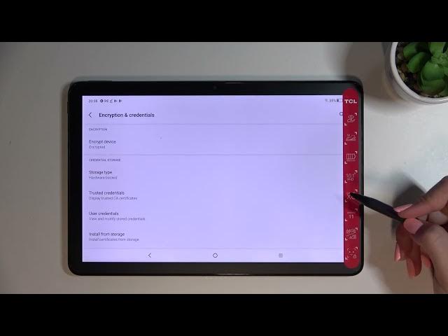 Video thumbnail for How to Clear Credentials on TCL NxtPaper 10s - Remove Certificates