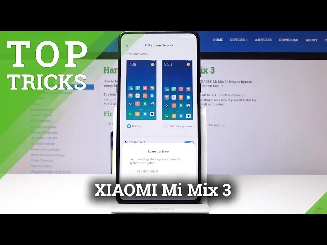 Video thumbnail for XIAOMI Mi Mix 3 TOP TRICKS – Cool Options / Best Tricks for XIAOMI