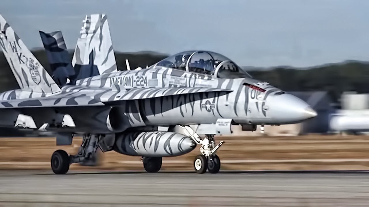 Video thumbnail for Marine Corps Fighter Pilots • Air Combat Training (MDTC)