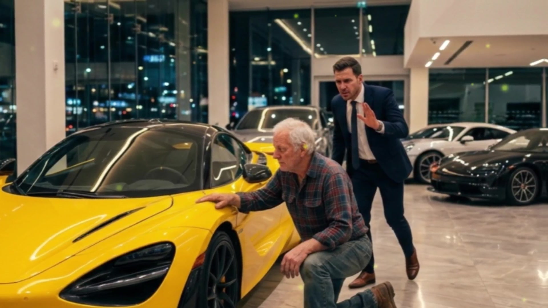 Video thumbnail for "Er wurde gedemütigt, weil er das Auto berührte… bis sie herausfanden, dass es sein Sohn gehört!"