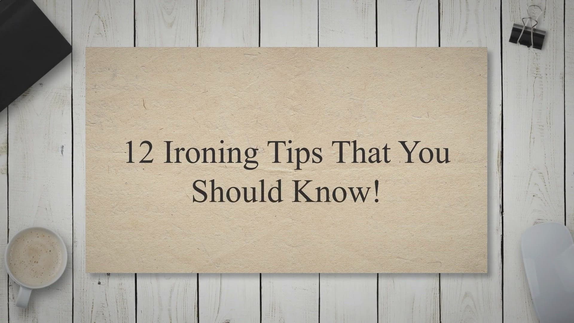 Video thumbnail for 12 Ironing Tips That You Should Know! – True Home Joy