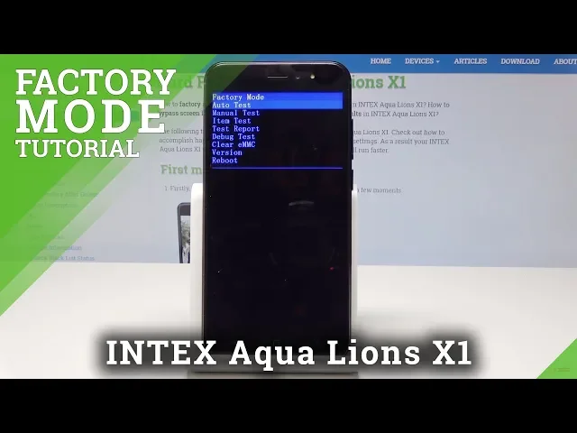 Video thumbnail for How to Enter Factory Mode in INTEX Aqua Lions X1 - Open & Use Factory Menu