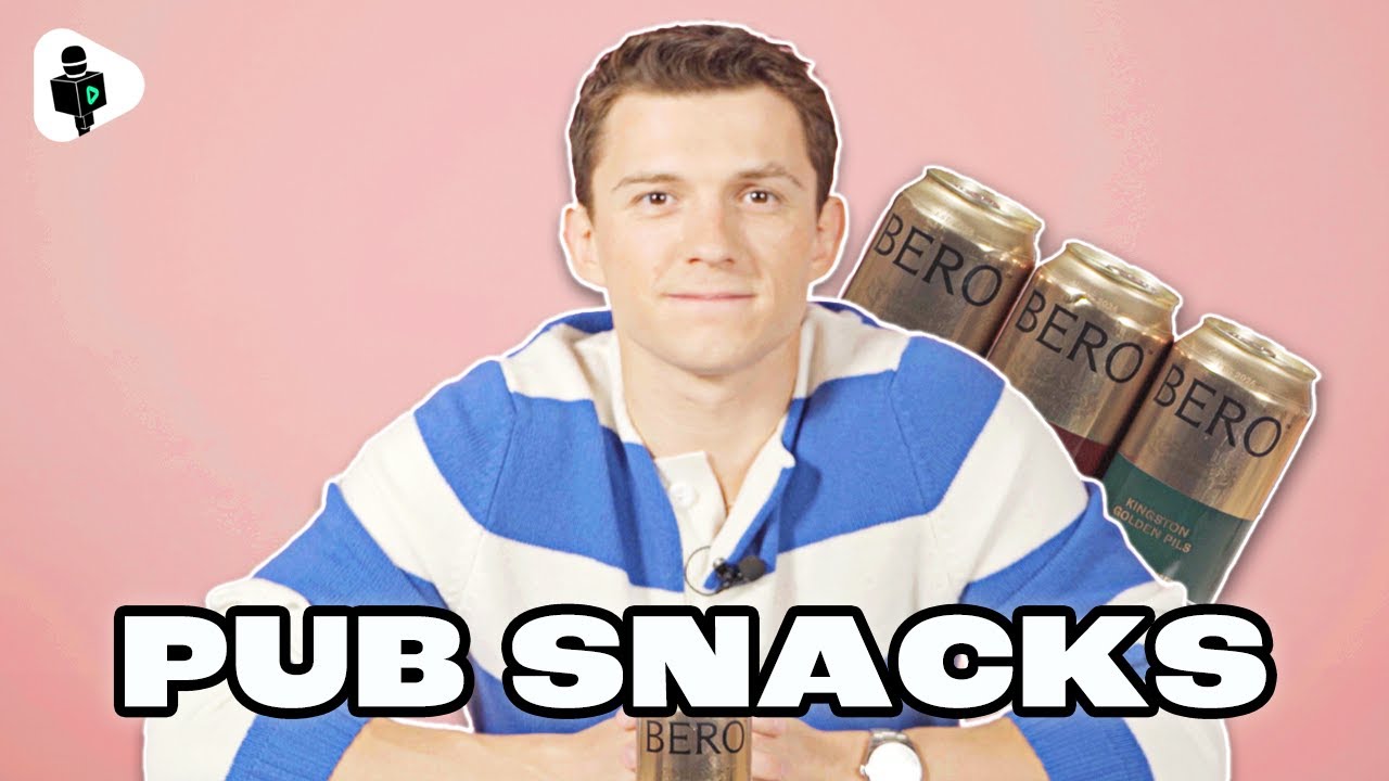 Video thumbnail for Tom Holland RANKS Classic British PUB SNACKS 🤣 | Tom Holland Interview