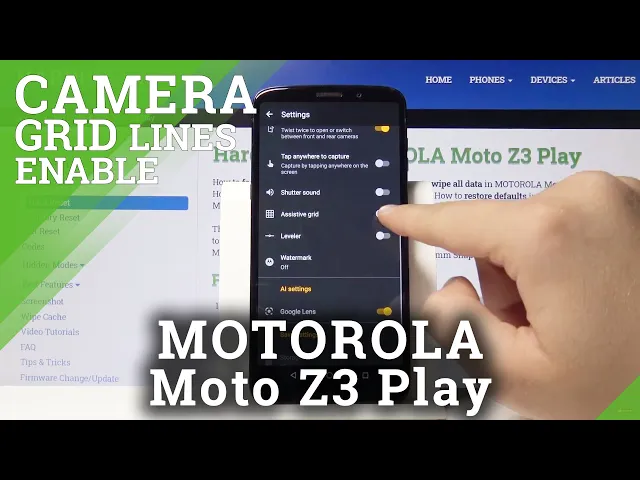 Video thumbnail for How to Enable Camera Grid Lines on Motorola Moto Z3 Play – Camera Features