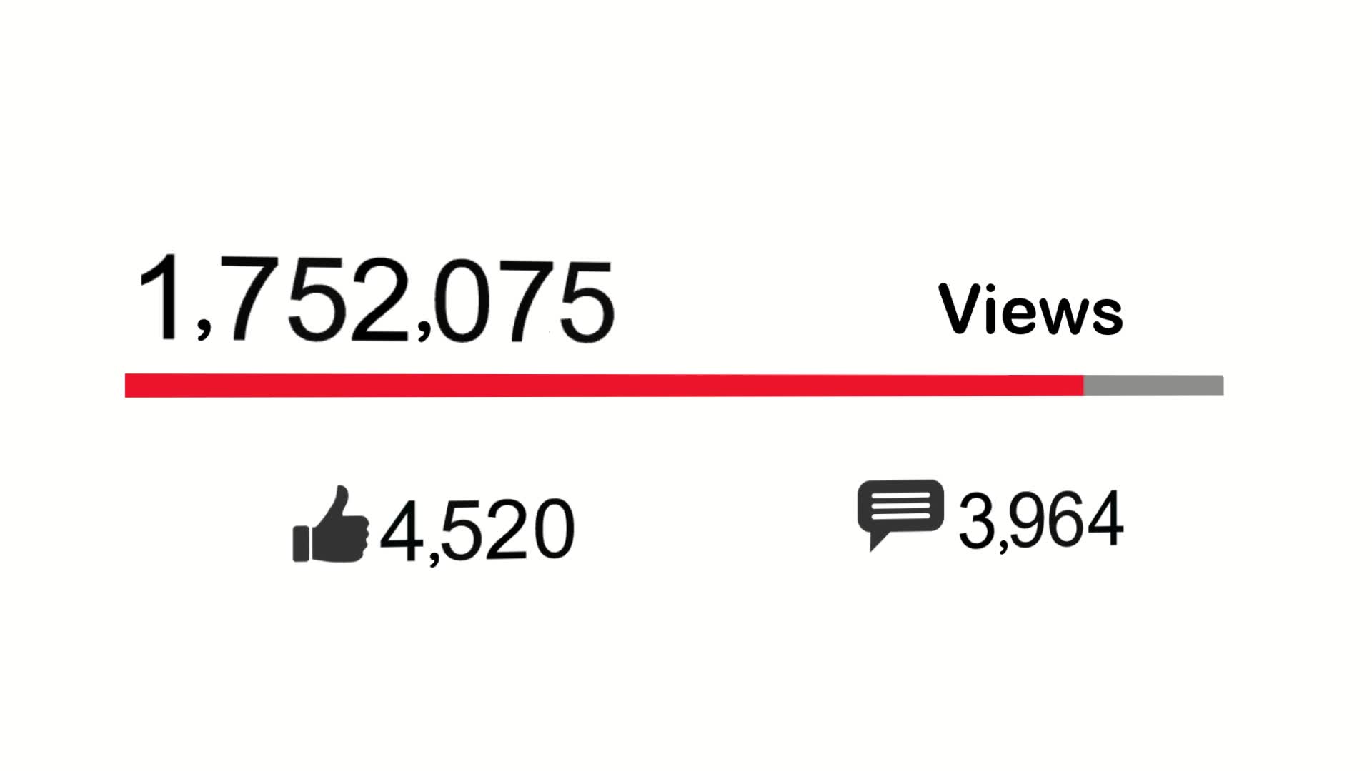 Video thumbnail for vecteezy online views count increasing animation 47977415