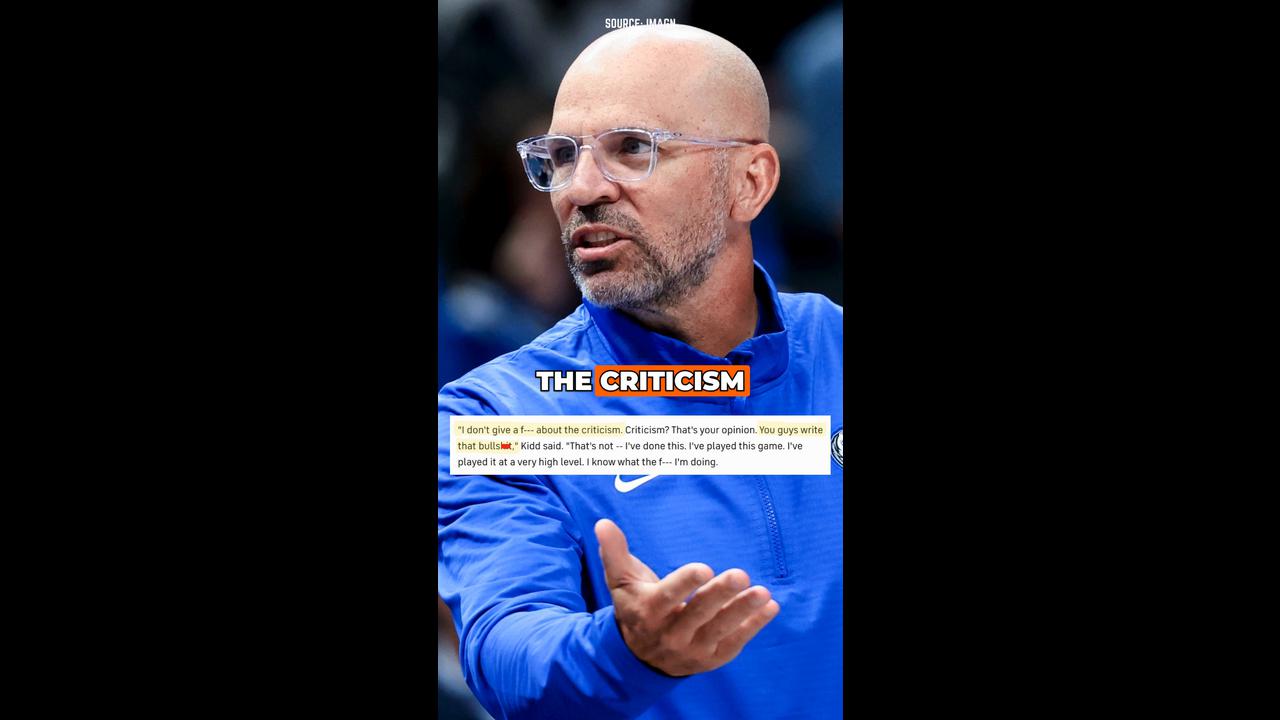 Video thumbnail for Jason Kidd Drops F-Bombs Defending Cooper Flagg