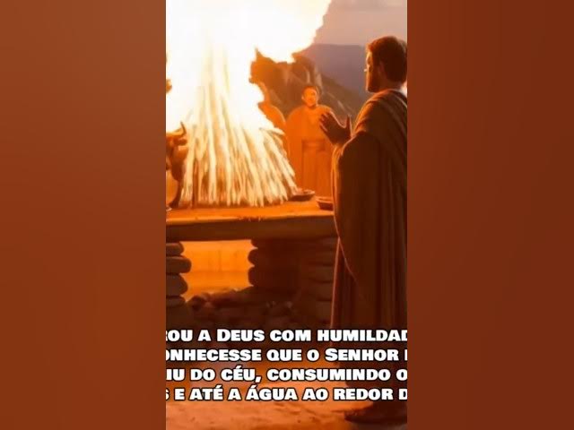 Video thumbnail for O QUE ELIAS FEZ PRA MOSTRAR QUE DEUS EXISTE? VOCÊ SABE? #shorts