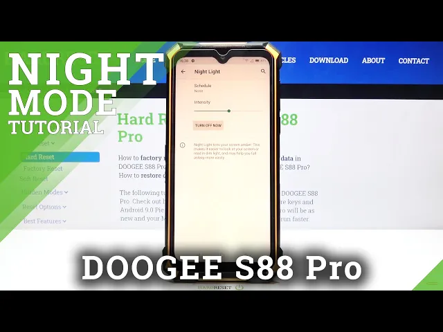 Video thumbnail for How to Enable Eye Comfort Mode in DOOGEE S88 Pro – Display Brightness