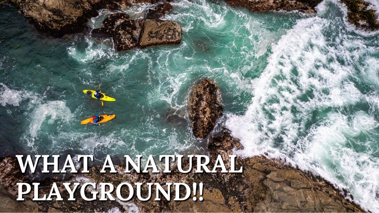 'Video thumbnail for Every kayaker needs to try this!  |  Kayaking on the California coast'