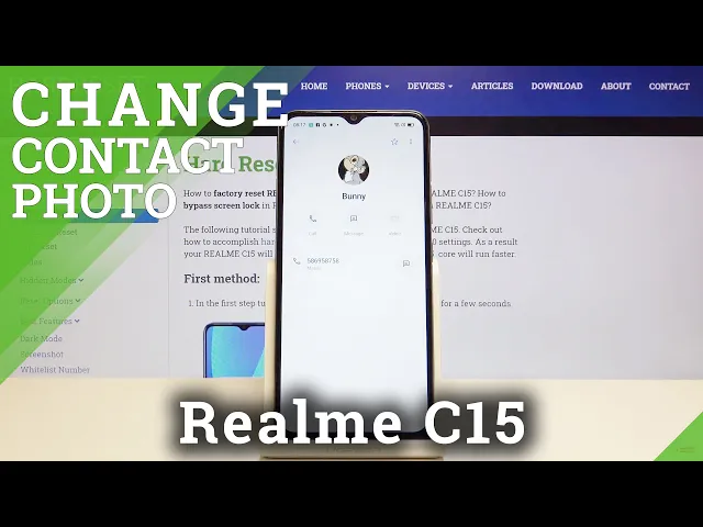 Video thumbnail for How to Add Photo to Contact in REALME C15 – Personalize Contact List