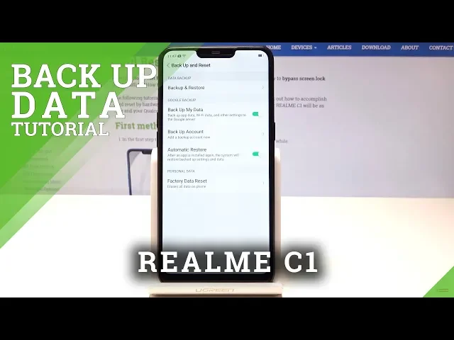 Video thumbnail for How to Back Up Data in REALME C1 – Google Allow Google Backup