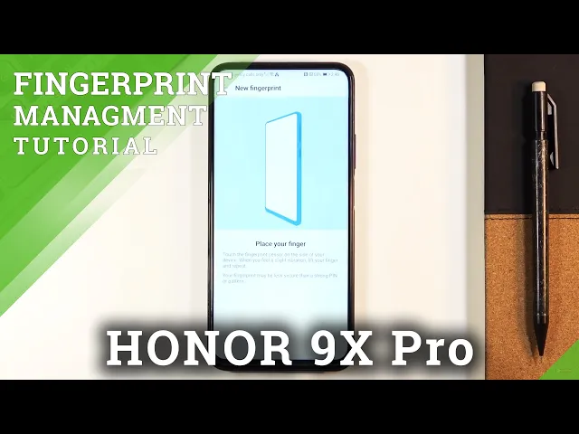 Video thumbnail for How to Add Fingerprint in HUAWEI Honor 9x Pro – Find Biometrics & Security Section