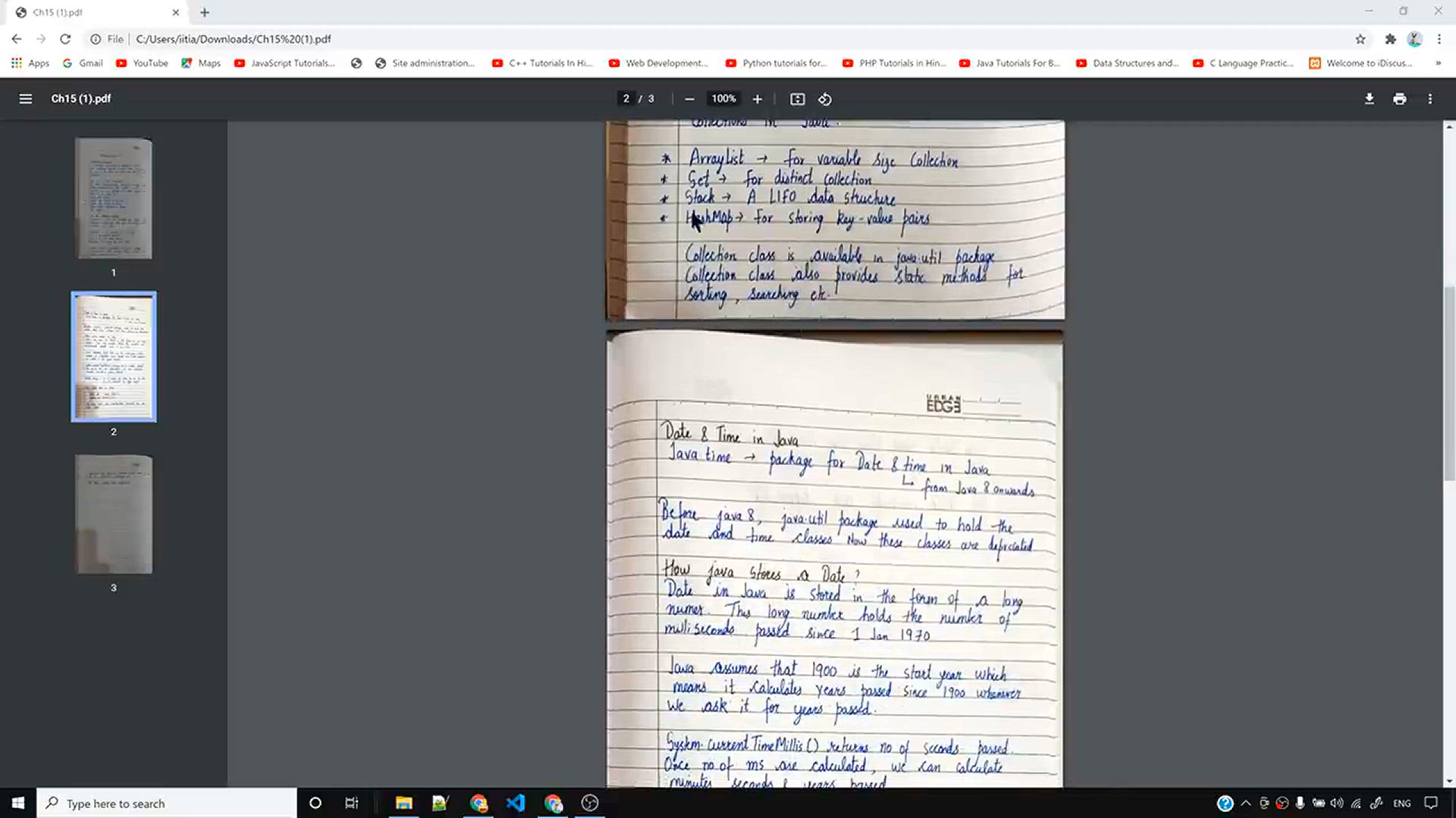 'Video thumbnail for Date and Time in Java'