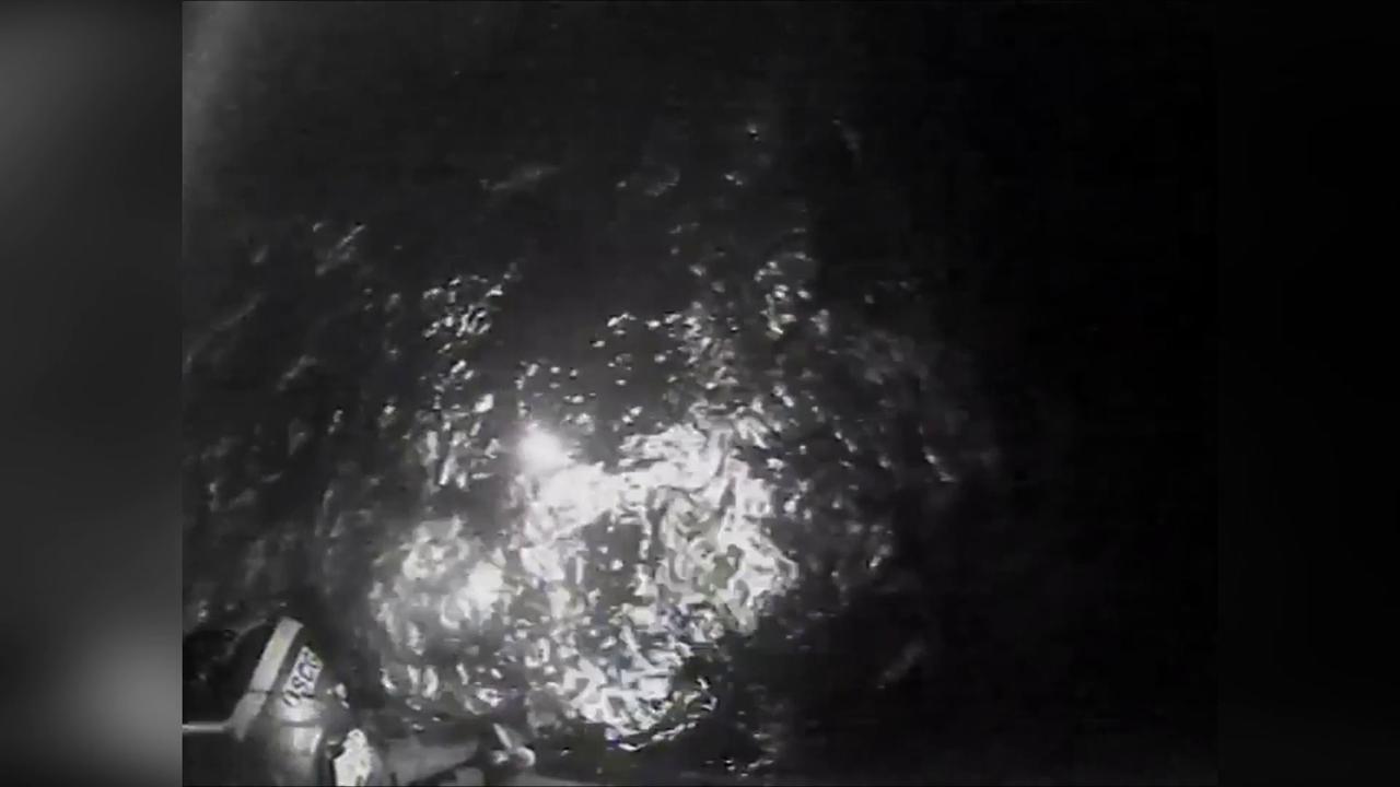 Video thumbnail for US: Coast Guard Helicopter Pulls Man From Sinking Catamaran Off Hawaii.