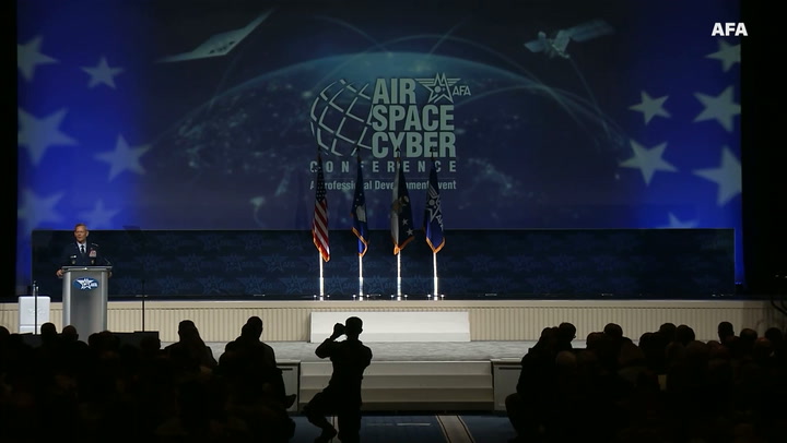 Video thumbnail for ‘Our task is to adapt right now’: Air Force leaders gather to plot future of warfare