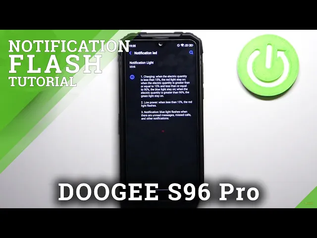 Video thumbnail for How to Personalize Notifications in DOOGEE S96 Pro – Configure LED Notification