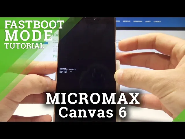 Video thumbnail for How to Enter Fastboot Mode on MICROMAX Canvas 6 - Quit Fastboot Mode