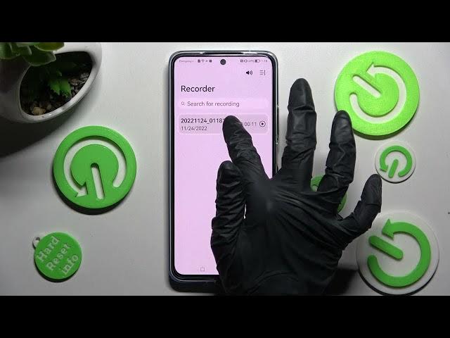 Video thumbnail for How to Record Sound and Voice on the HUAWEI Nova 10 SE - Sound Recorder