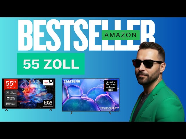 Video thumbnail for Amazons Top 3! 55-Zoll-Fernseher: Welcher bietet das beste Preis-Leistungs-Verhältnis? (2025)