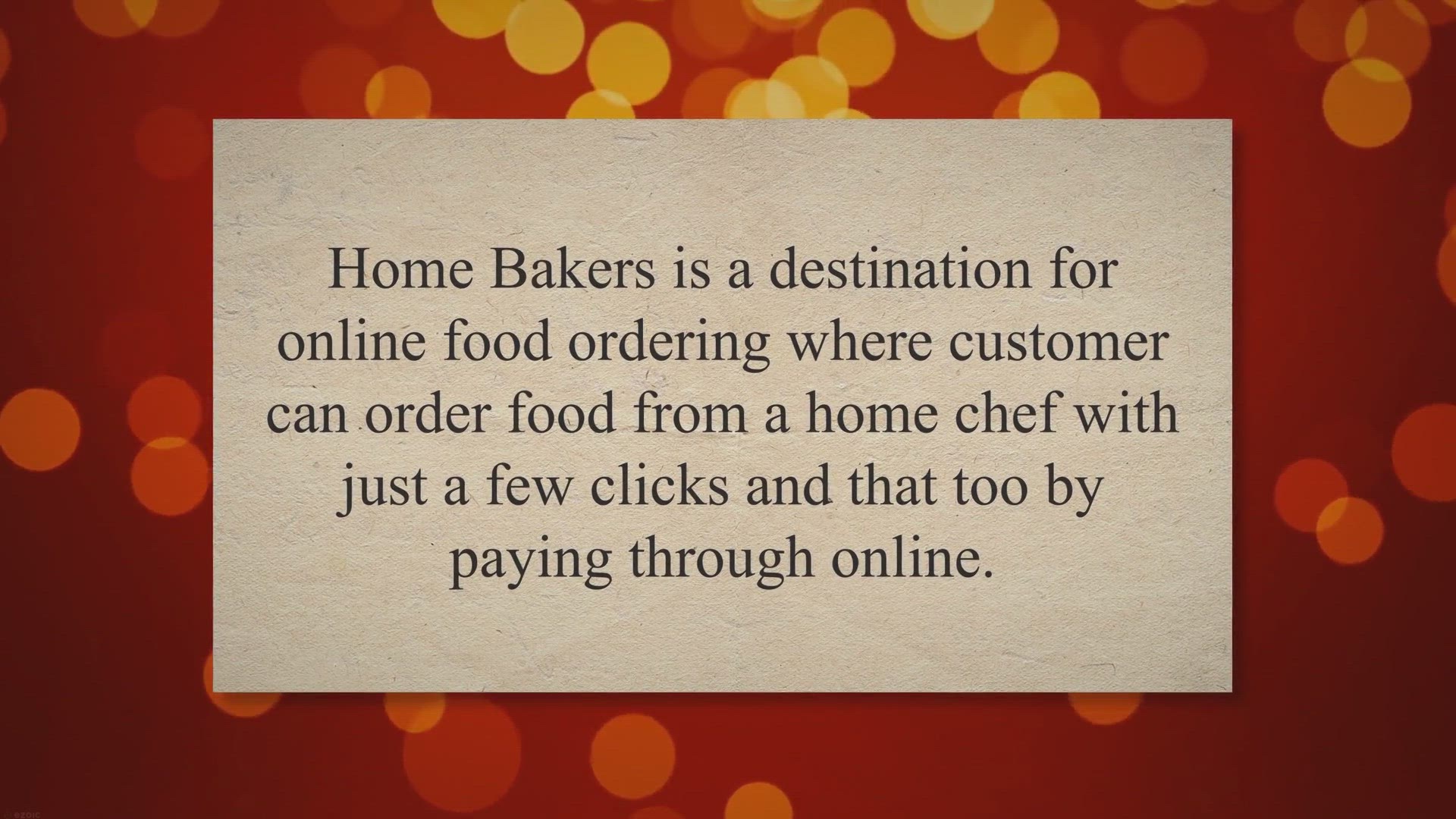 Video thumbnail for Home Bakers – Online Food Order – Student Project Guidance & Development