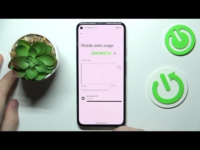 Video thumbnail for How to Check the Data Usage on the GOOGLE Pixel 5a - Mobile & WiFi Data Usage Statistics