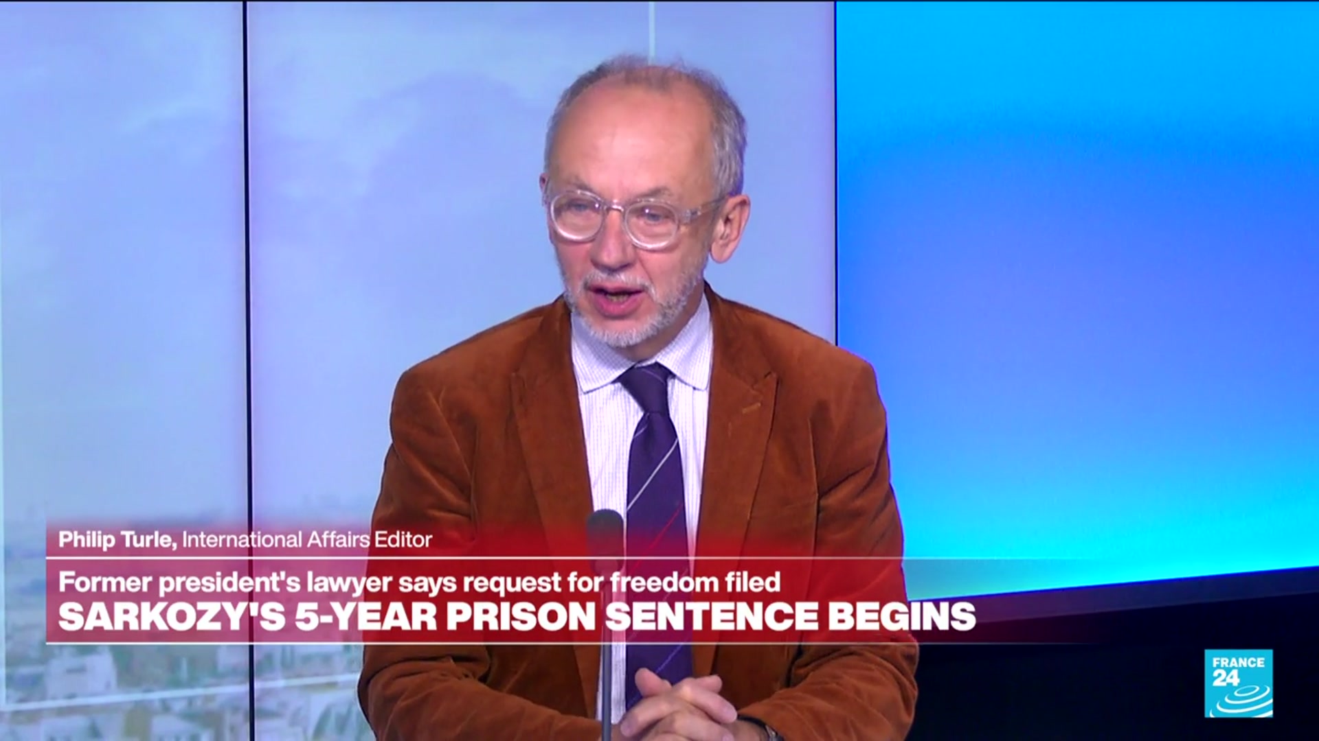 'Video thumbnail for Nicolas Sarkozy serving prison sentence is 'completely unprecedented''