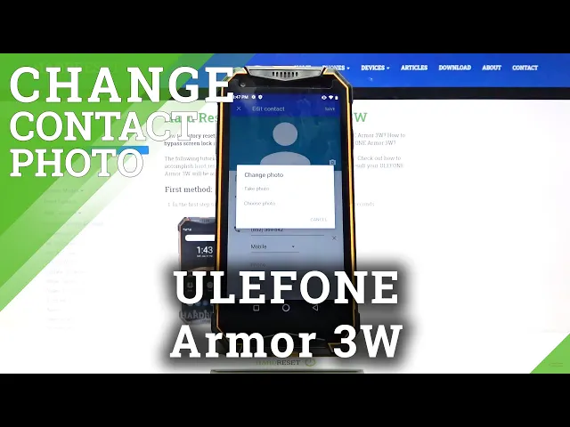 Video thumbnail for How to Add Photo to Contact in ULEFONE Armor 3W – Personalize Contact Profile Picture