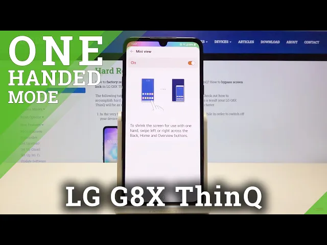 Video thumbnail for How to Enable One-Handed Mode on LG G8X ThinQ – Make Screen Smaller