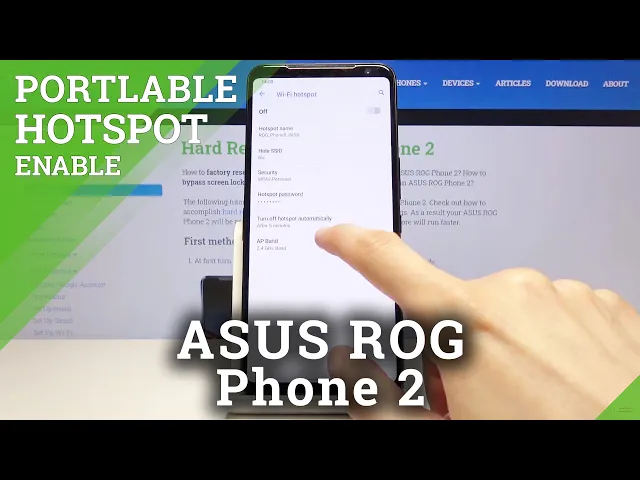 Video thumbnail for How to Use Portable Hotspot in ASUS ROG Phone 2 – Share Wi-Fi