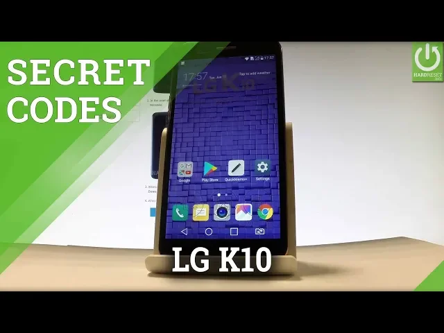 Video thumbnail for Codes in LG K10 (2017) - Secret Menu / Hidden Options / Tricks