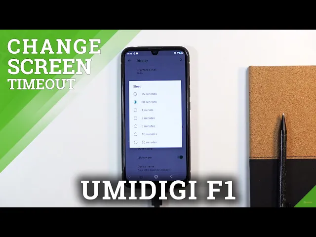 Video thumbnail for How to Change Screen Timeout in UMIDIGI F1 – Display Settings