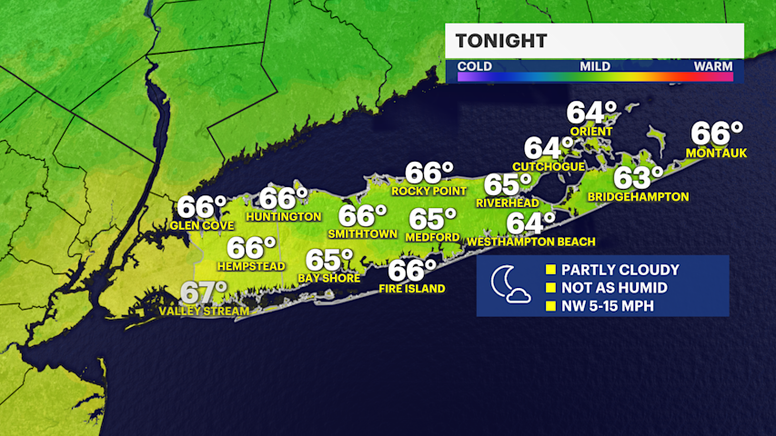 Video thumbnail for Partly cloudy tonight ahead of mostly nice Labor Day Weekend weather