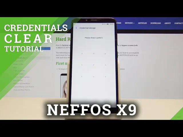 Video thumbnail for NEFFOS X9 Clear Credentials / Delete Licenses