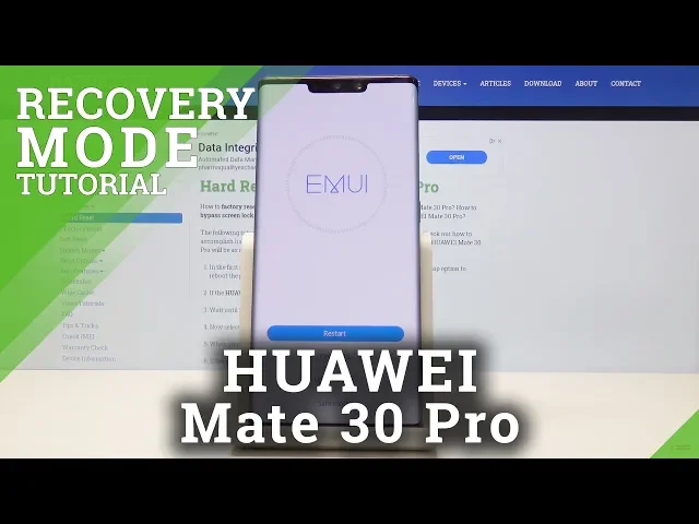 Video thumbnail for How to Boot into Recovery Mode in HAUWEI Mate 30 Pro