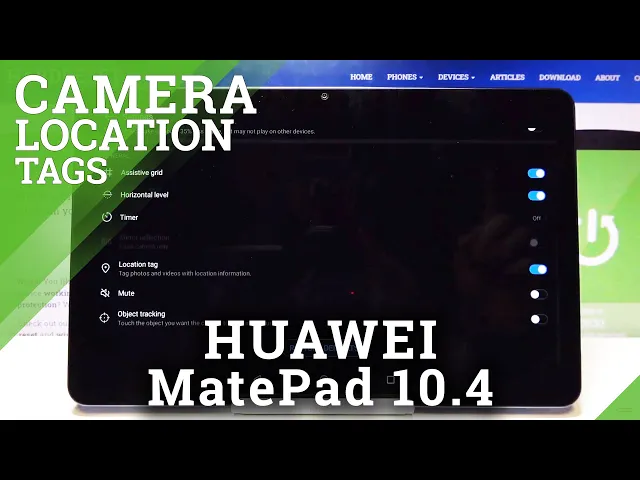 Video thumbnail for How to Turn on Camera Location Tags on HUAWEI MatePad 10.4 New Edition - Activate Location Tags