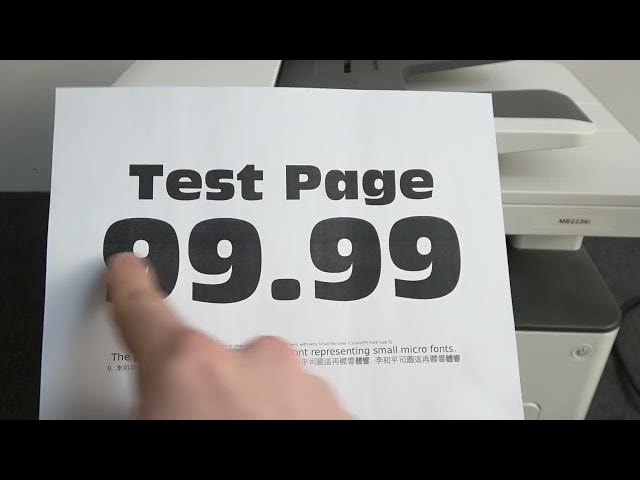 Video thumbnail for How to Print Quality Test on Lexmark NB2200 Series / Check Printing Performance on Lexmark NB2236i