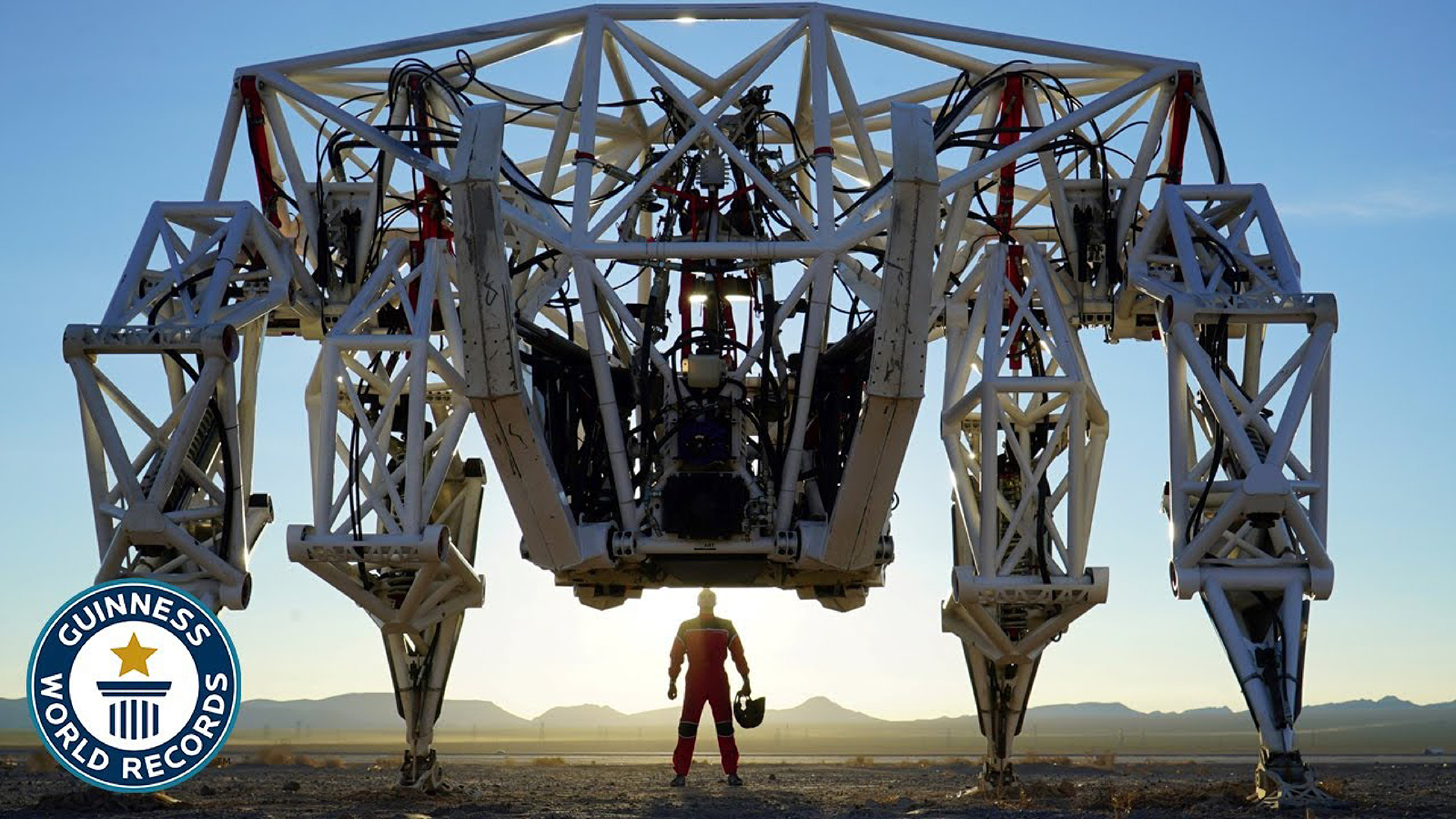 'Video thumbnail for Jonathan Tippett's Prosthesis, Pioneering the Giant Exoskeleton Sport'