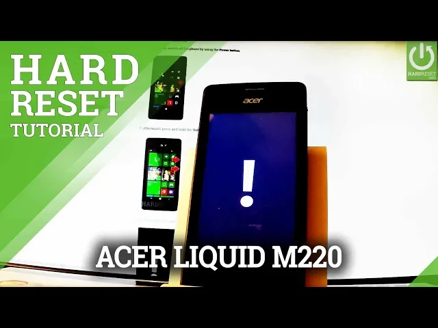 Video thumbnail for ACER Liquid M220 Hard Reset / Remove Password / Windows Format