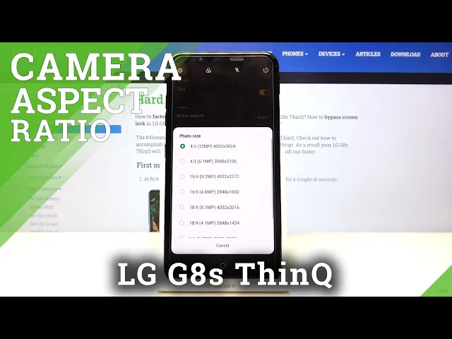 Video thumbnail for How to Find Aspect Ratio Settings in LG G8s ThinQ - Change Aspect Ratio