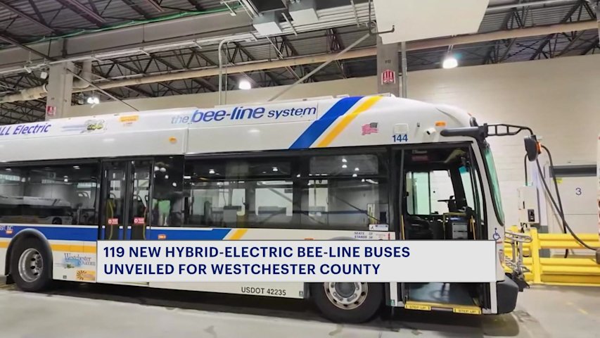 Video thumbnail for 116 new hybrid-electric buses join Bee-line bus fleet in Westchester