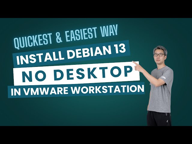 Video thumbnail for Download and Install Debian 13 (No Desktop) on Vmware Workstation (Quick and Easy)