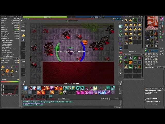 Video thumbnail for Rubinot: Onde fazer a Task de Kongra (Caminho rápido para Banuta)