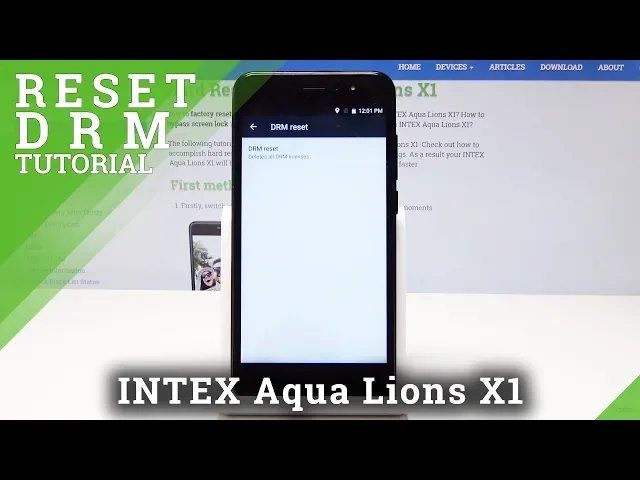 Video thumbnail for How to Reset DRM in INTEX Aqua Lions X1 - Remove All Certificates