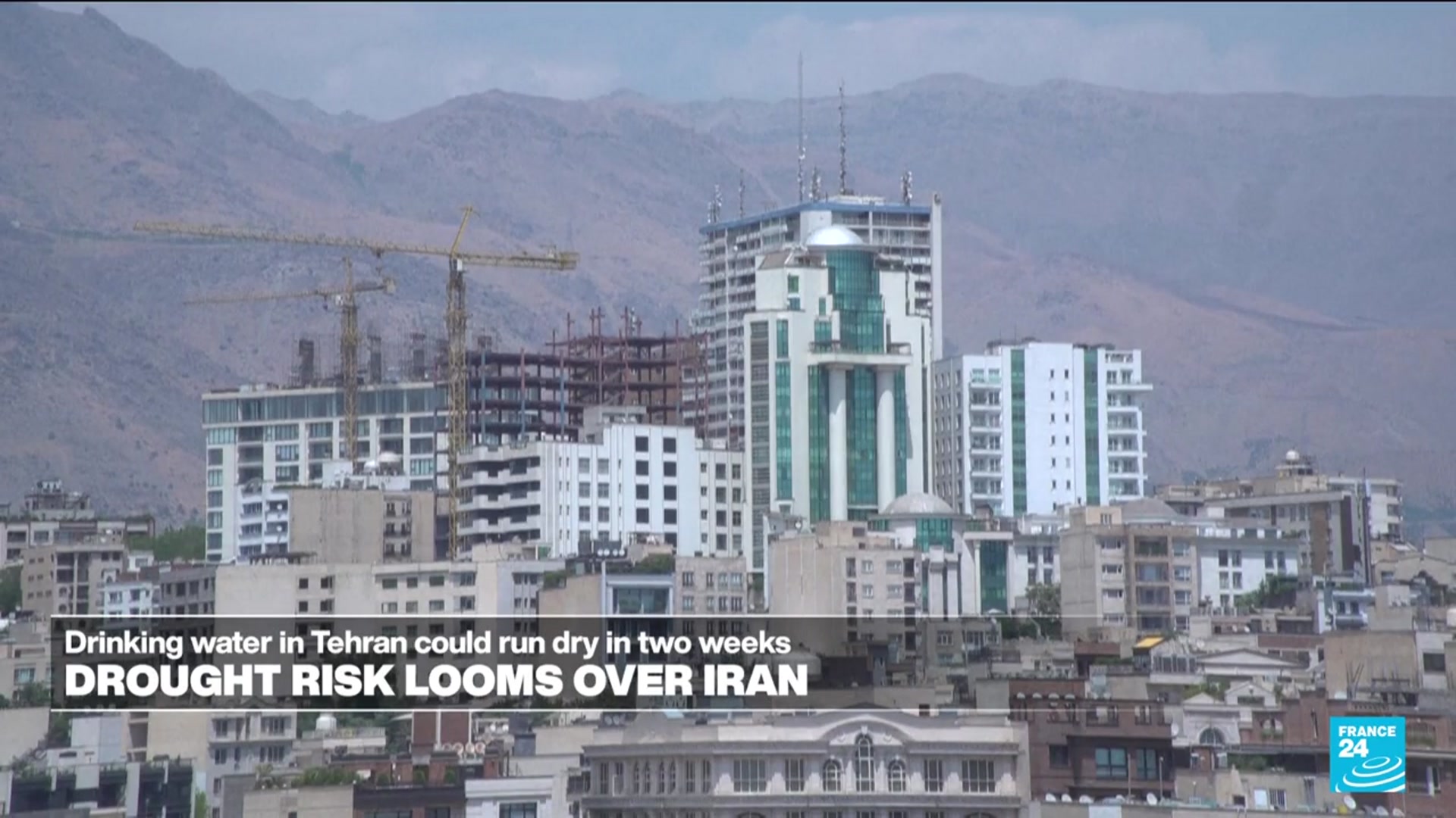 'Video thumbnail for Tehran faces water crisis as dam nears drying point'