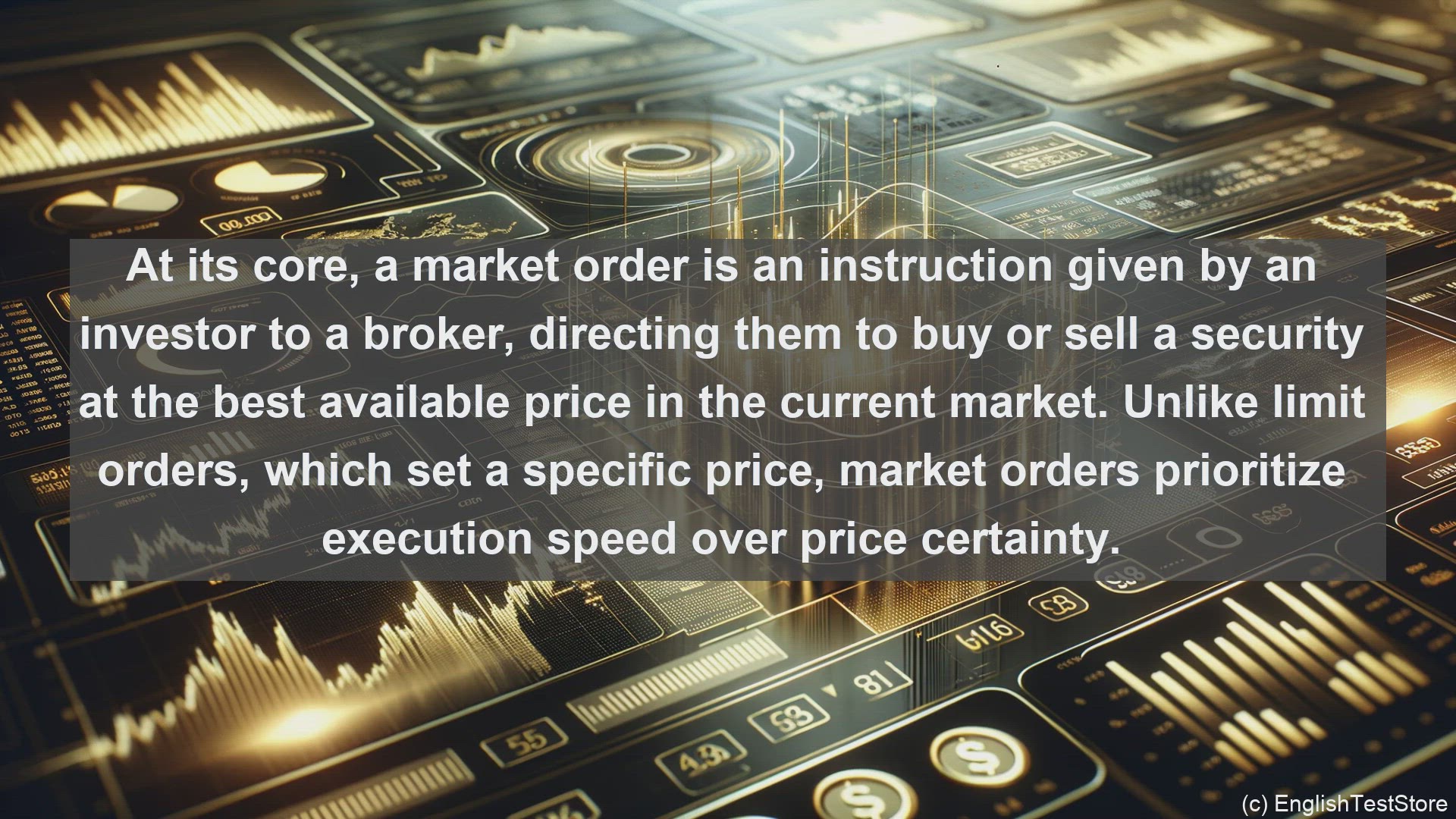 'Video thumbnail for Market order in economics and finance'