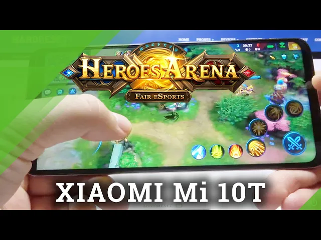Video thumbnail for Gaming Test of Heroes Arena on Xiaomi MI 10T – Gameplay