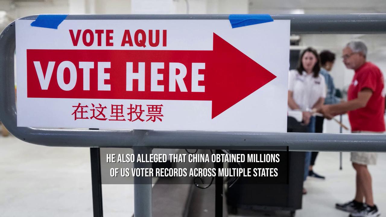 Video thumbnail for Trump Alleges Election Security Vulnerabilities Ahead Of Midterms.