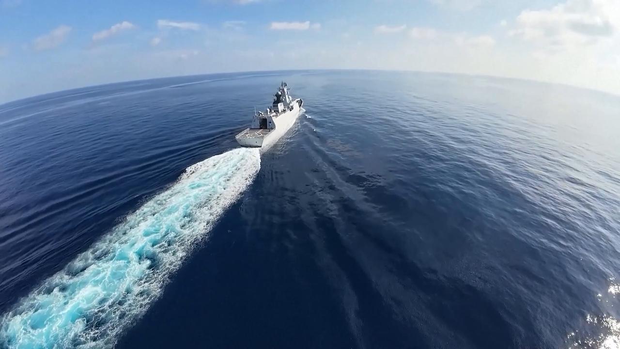 Video thumbnail for China: China, Singapore launch joint maritime exercise.
